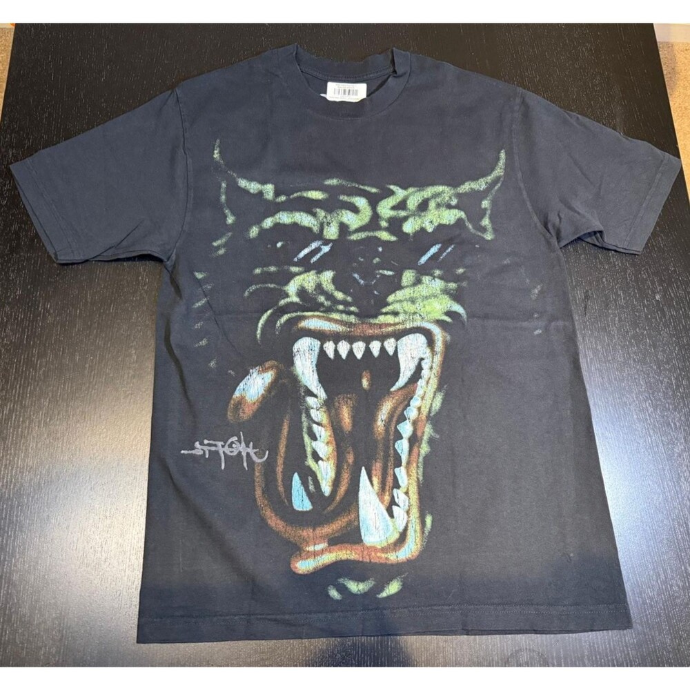 Travis Scott Utopia Tour T-Shirt Green Hyena Cactus Jack Size Medium Brand New
